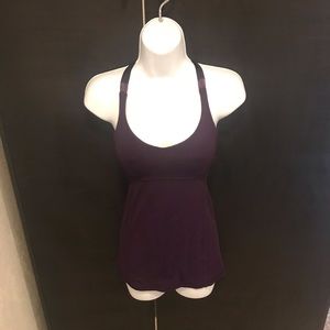 lululemon athletica Purple Racerback Tank Top